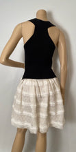 Load image into Gallery viewer, Chanel 2015 Spring Summer Delicate White and Black Dress FR 38 US 4/6