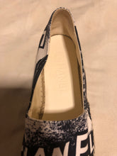 Load image into Gallery viewer, Chanel 20P Graffiti Grosgrain Espadrilles EU 37 US 6/6.5