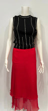Load image into Gallery viewer, Chanel 02A 2002 Fall Cashmere Silk Black Crystal Blouse Top FR 38 US 4/8