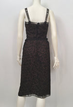Load image into Gallery viewer, Rare! Chanel Vintage 98A Fall Logo Black Lace Tank top Blouse Camisole Skirt Set FR 38 US 4