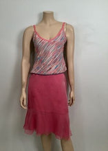 Load image into Gallery viewer, Chanel Vintage 01C, 2001 Cruise Resort Silk Pink Skirt FR 38 US 4