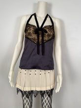 Load image into Gallery viewer, Rare Chanel 05P, 2005 Spring Black Satin Lace Blouse Top FR 36 US 6/8