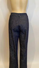 Load image into Gallery viewer, Vintage Chanel 99P, 1999 Spring denim blue pant suit set FR 36/38