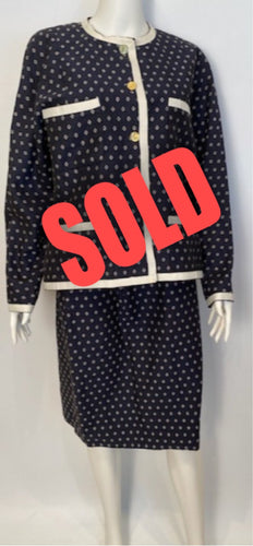 SOLD – Tagged Chanel skirt suit– HelensChanel