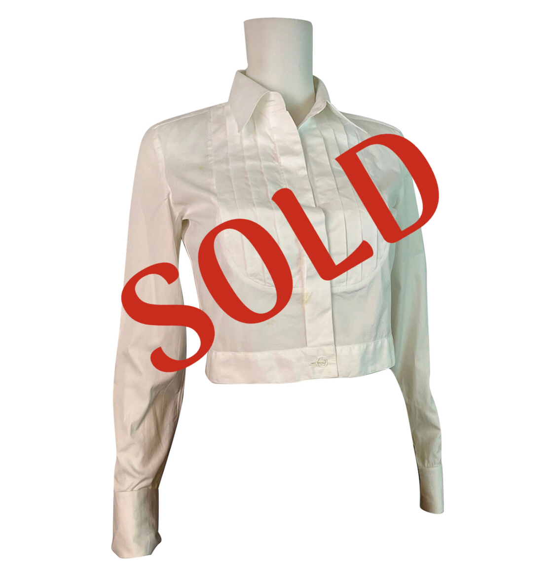 HelensChanel Chanel Identification Button Down Blouse