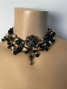 Chanel 11A 2011 Pre-Fall Paris-Byzance Nature Theme Necklace/Belt