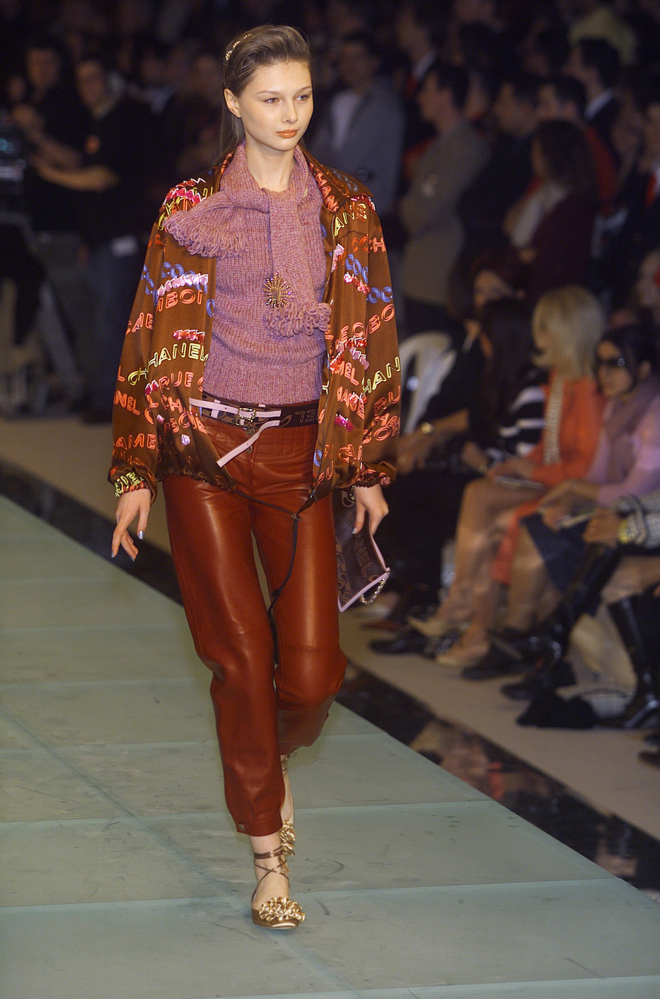 Chanel sales leather pants