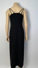 Load image into Gallery viewer, Vintage Chanel 98P, 1998 Spring black maxi long dress FR 40