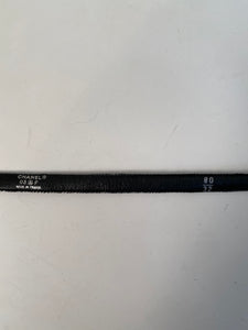 Chanel 03P, 2003 Spring extra long black buttons wrap around belt sz 80/32