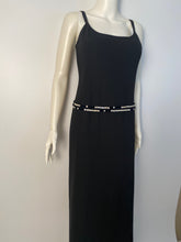 Load image into Gallery viewer, Chanel 03P, 2003 Spring extra long black buttons wrap around belt sz 80/32