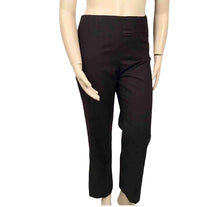 Load image into Gallery viewer, Vintage Chanel 01A, 2001 Fall Brown Pinstripe pant trouser wool cashmere US 10/12