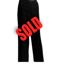 Load image into Gallery viewer, Chanel Black Wide Leg Wool Cashmere Pants Trouser US 8
