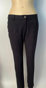 Chanel Black Cotton Low Rider Pant Jeans FR 38 US 4/6