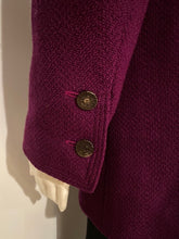 Load image into Gallery viewer, 97A, 1997 Fall Chanel Vintage Merlot Jacket Blazer FR 40 US 4